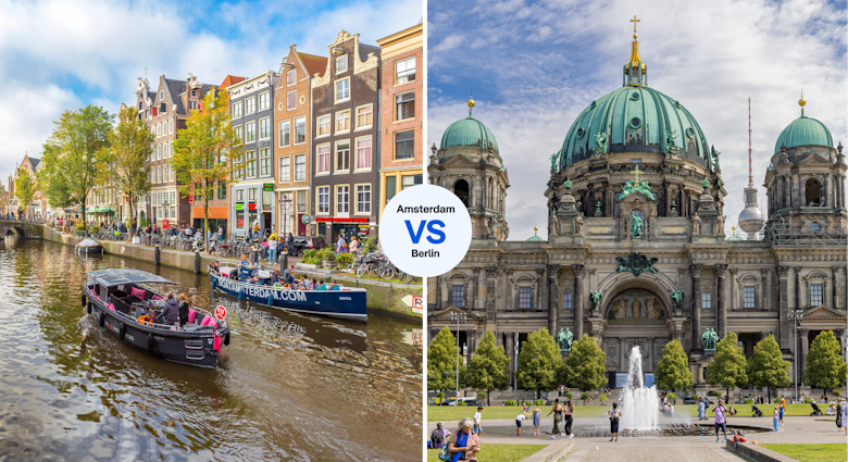 Ferry down Amsterdam's canals or take in Berliner Dom